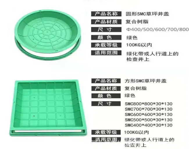 长泰树脂复合种植井盖展示